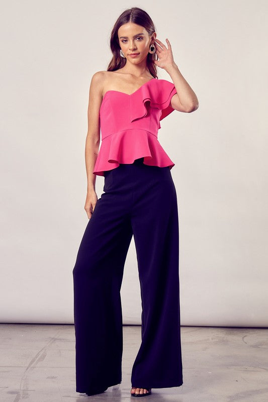 The Ultimate One Shoulder Peplum Top